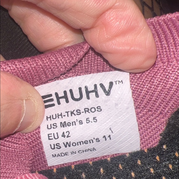 HUHV pink soft knit slip on Shoes NWOT Women’s Size 11 - Picture 5 of 5